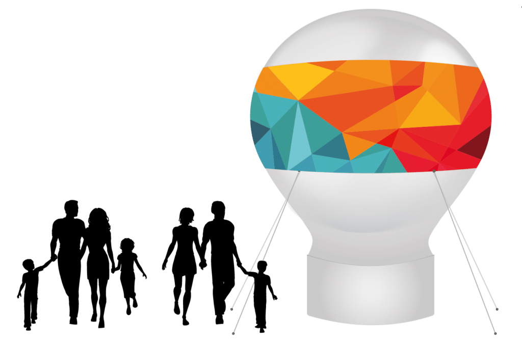 globo publicitario gigante