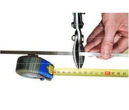 conjunto porta-bandera inclinado