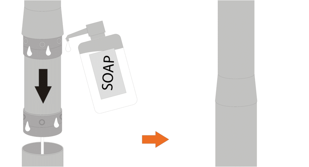 montaje de la bandera