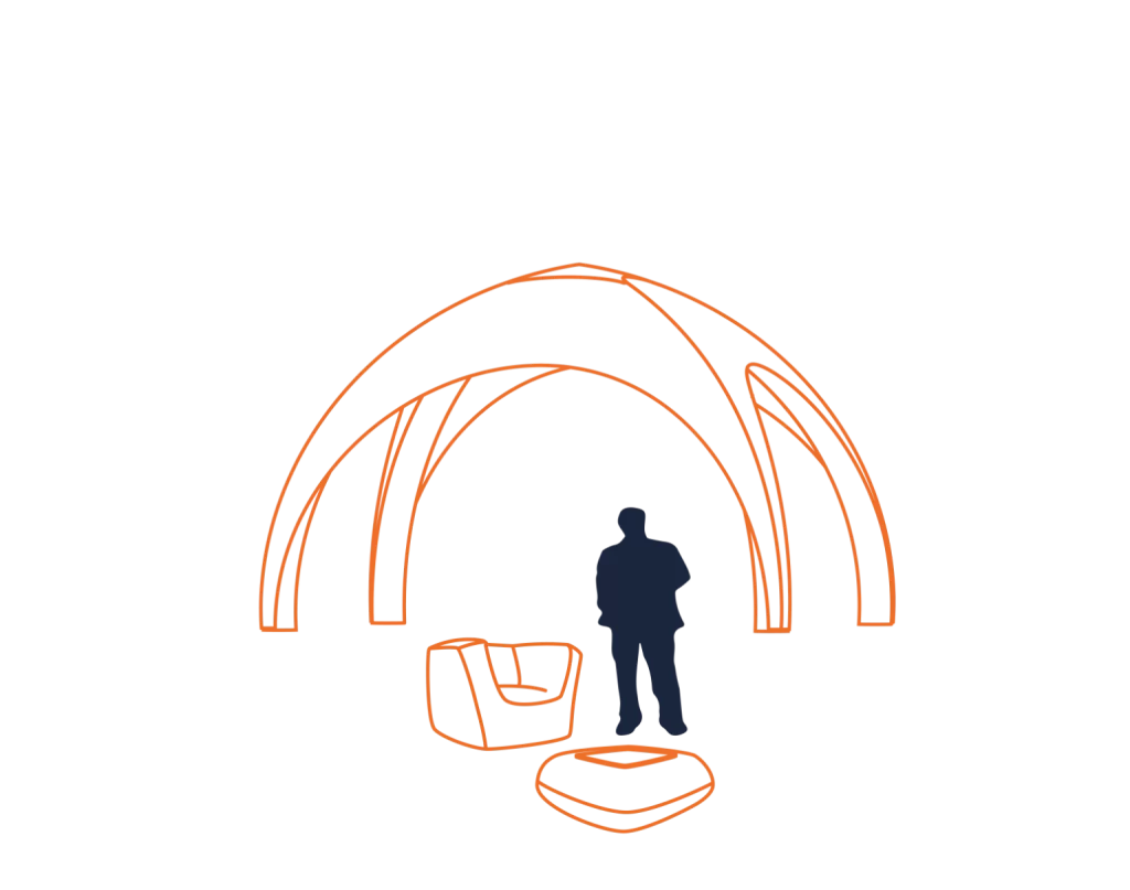 tienda hinchable publicitaria