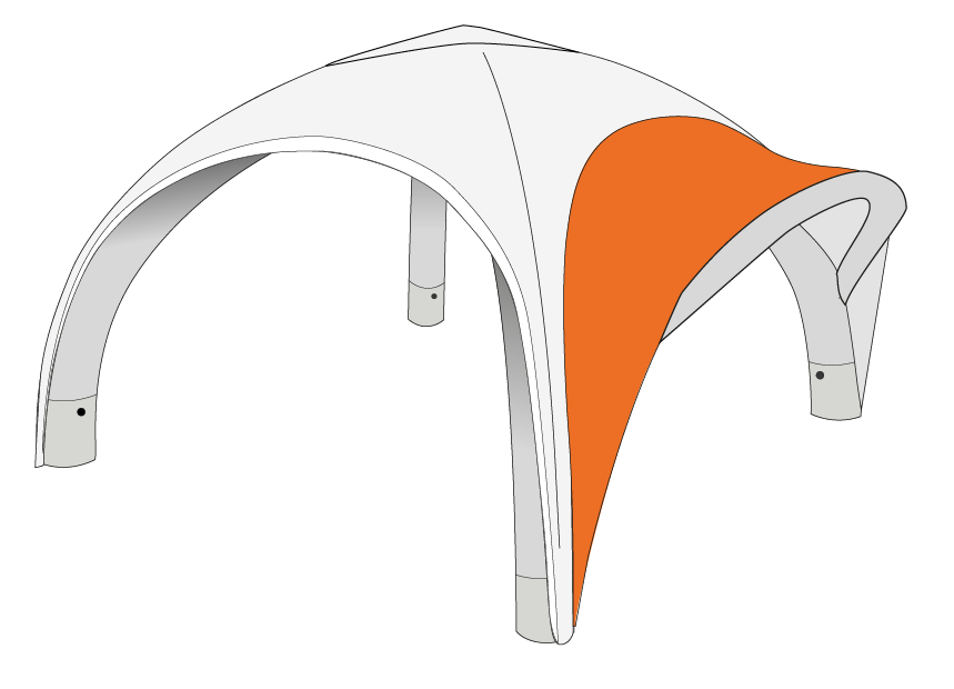 toldo carpa hinchable