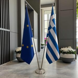drapeau Grèce et l'UE
