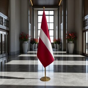 drapeau Lettonie et UE