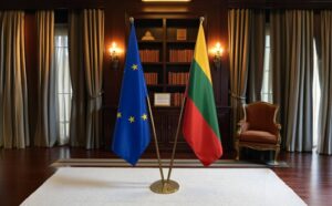 drapeau Lituanie et UE