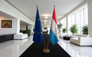 drapeau Luxembourg et UE