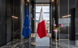 drapeau Malte et EU