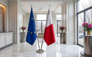 drapeau Malte et EU