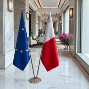 drapeau Malte et EU