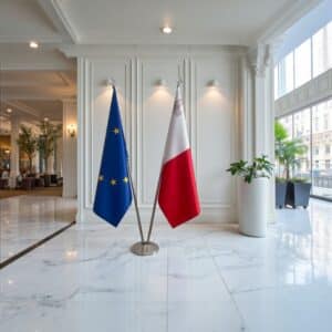drapeau Malte et EU
