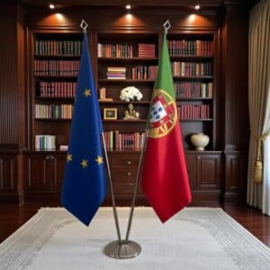 drapeau Portugal et UE