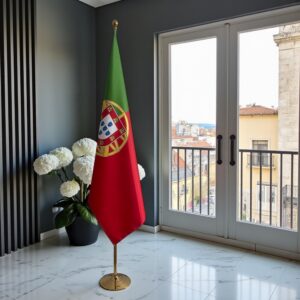 drapeau Portugal avec mat