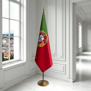 drapeau Portugal avec mat