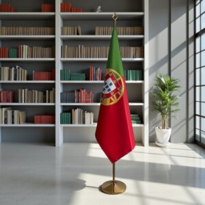 drapeau Portugal avec mat