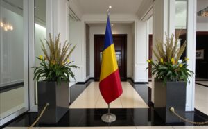drapeau Roumanie pour bureau
