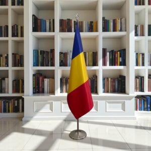 drapeau Roumanie pour bureau