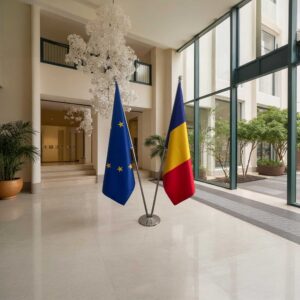 drapeau Roumanie pour bureau
