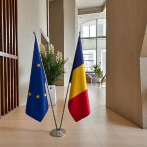 drapeau Roumanie pour bureau