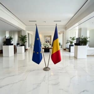 drapeau Roumanie pour bureau