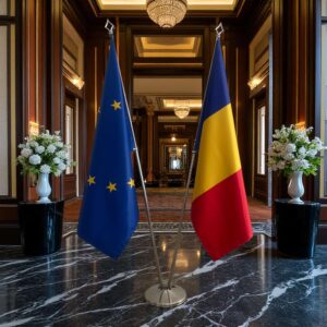 drapeau Roumanie pour bureau