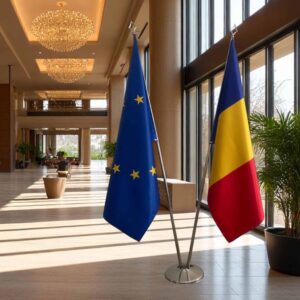drapeau Roumanie pour bureau