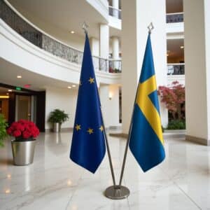 drapeau Suède et UE