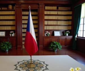 drapeau Tchequie pour bureau