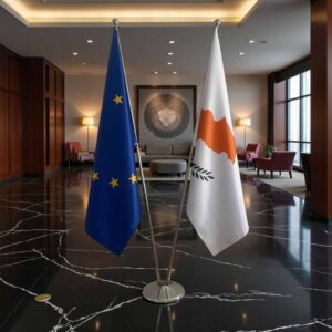 drapeau Chypre et UE