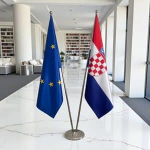 drapeau Croatie et UE