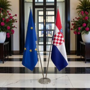 drapeau Croatie et UE