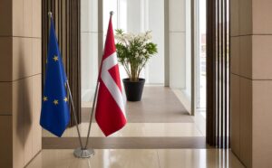 drapeau Danemark et UE