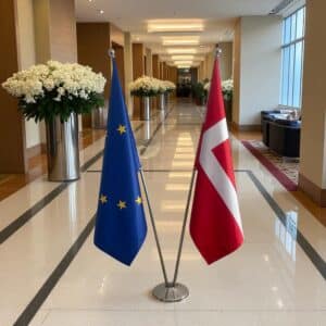 drapeau Danemark et UE