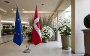 drapeau Danemark et UE