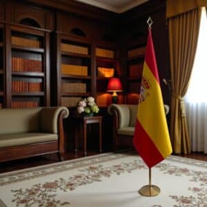 drapeau espagne pour bureau