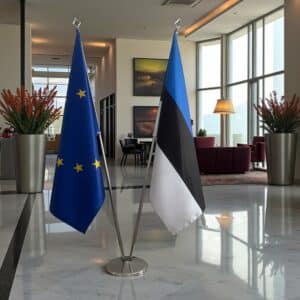 drapeau estonie et UE