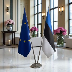 drapeau estonie et UE