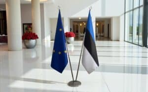 drapeau estonie et UE