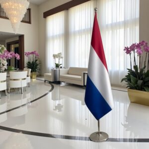 drapeau Pays-Bas sur hampe