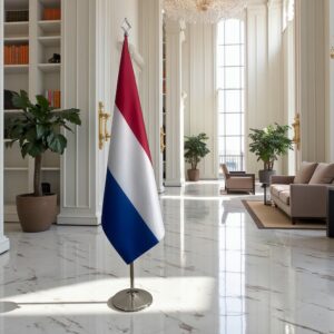 drapeau Pays-Bas sur hampe