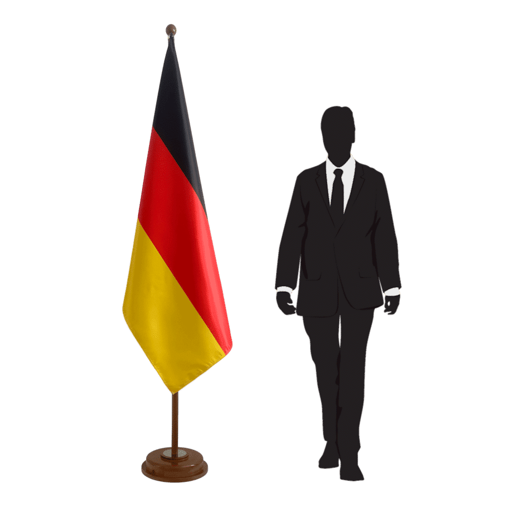 Base de bandera alemana