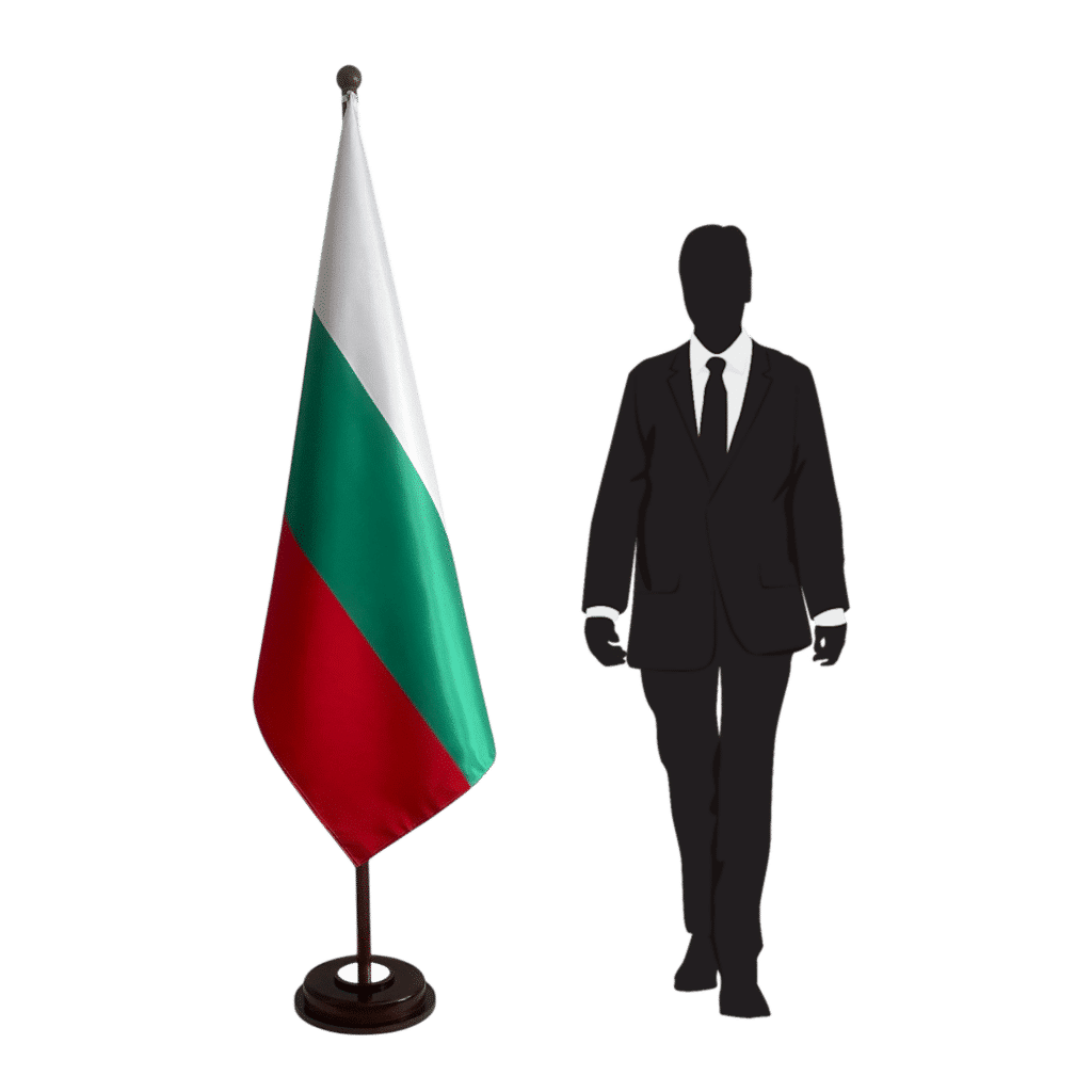 Base de la bandera de Bulgaria