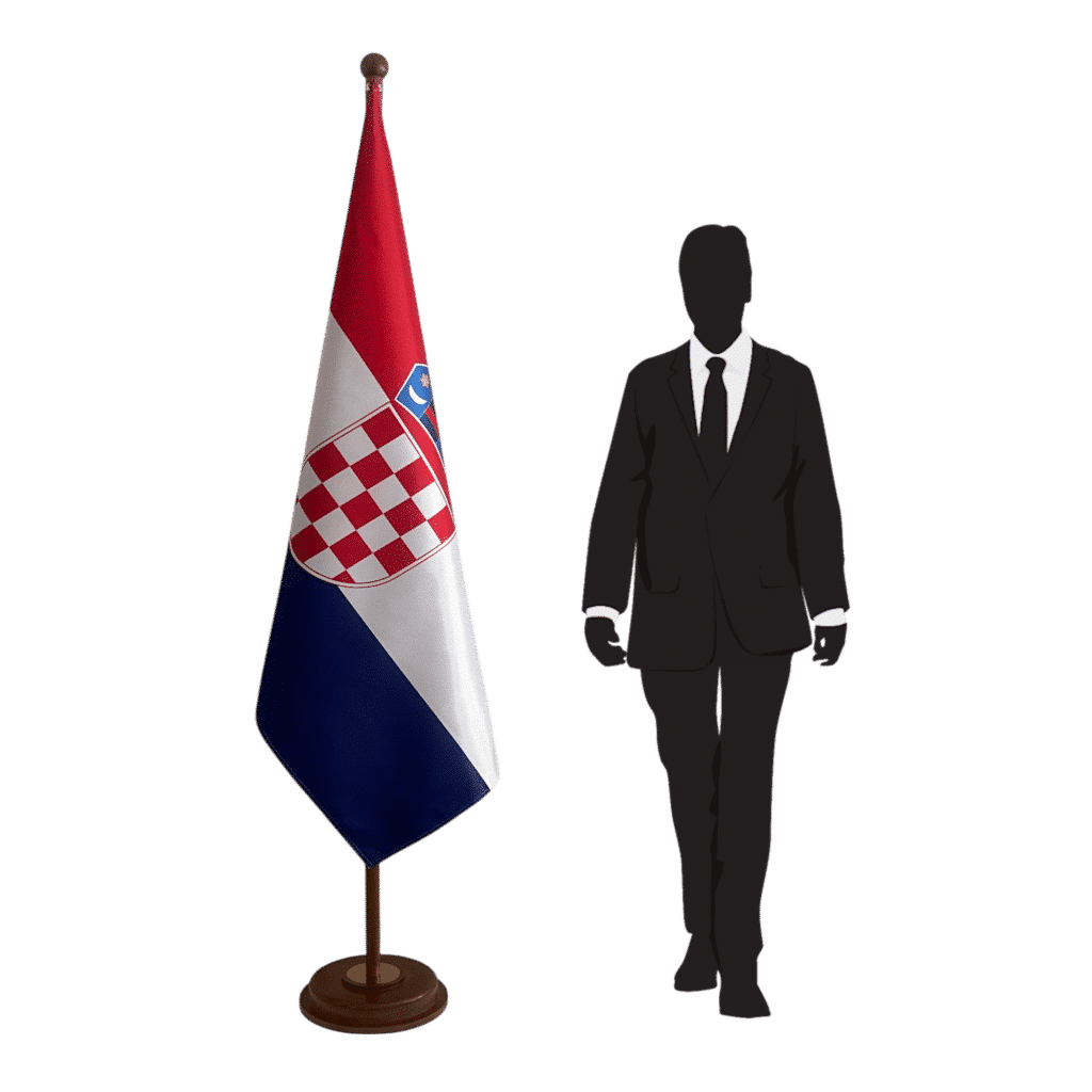 base de la bandera de croacia
