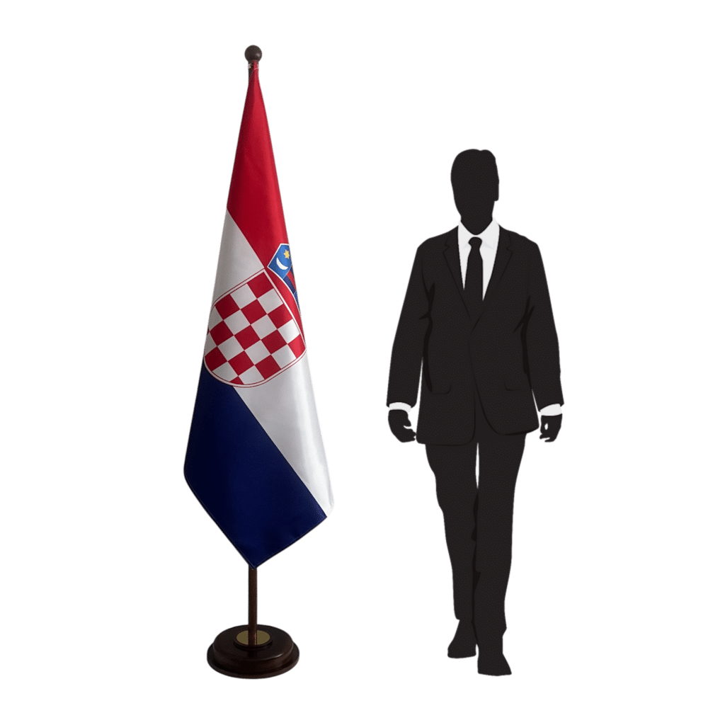 base de la bandera de croacia