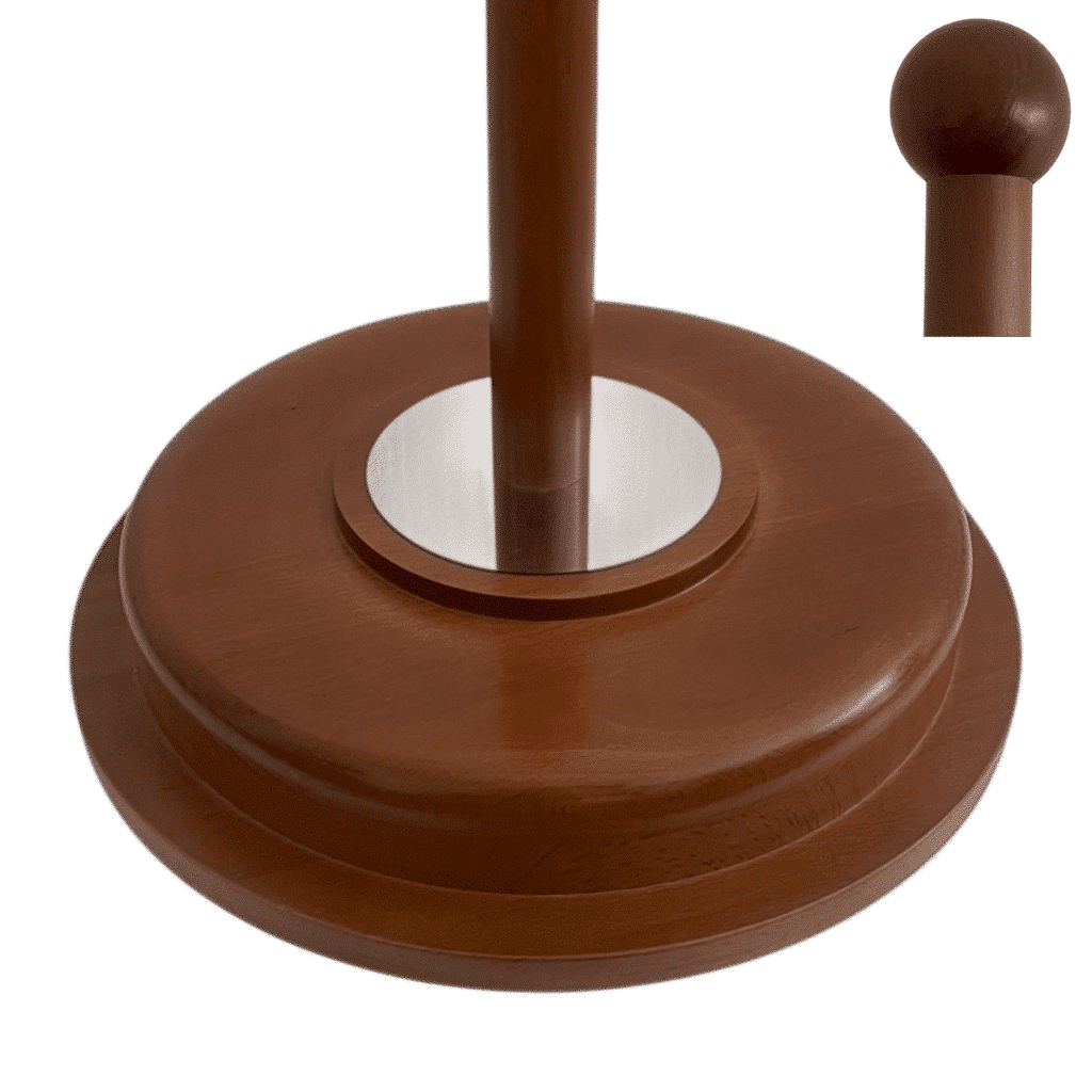 base de madera para bandera