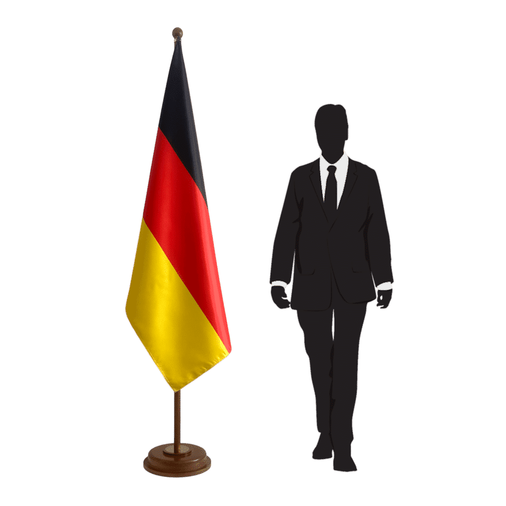 Base de bandera alemana