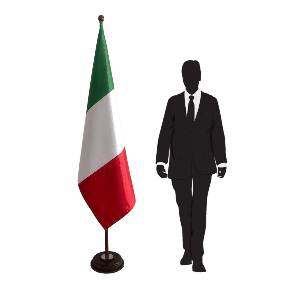 Base de la bandera de Italia