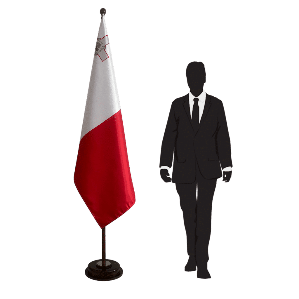 base de la bandera de malta