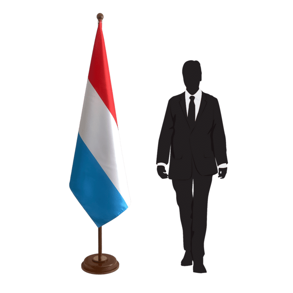Base de la bandera de Luxemburgo