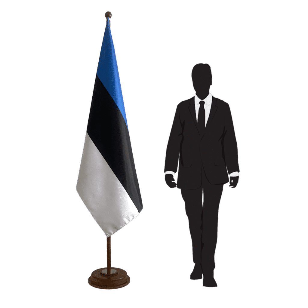 Base de la bandera de Estonia