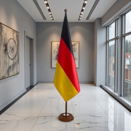 socle drapeau allemagne