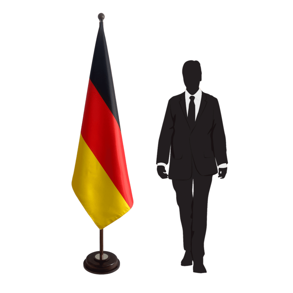 Base de bandera alemana